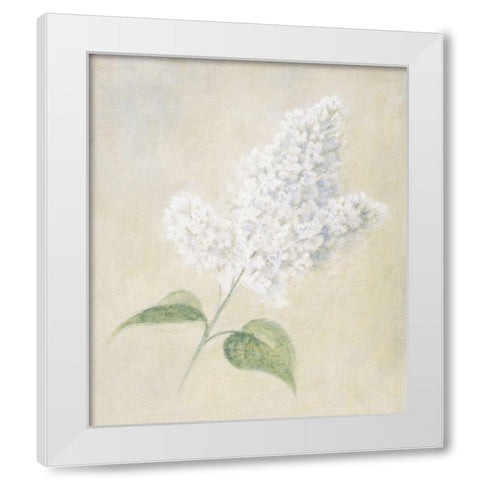 White Azalea White Modern Wood Framed Art Print by Unknown