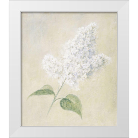 White Azalea White Modern Wood Framed Art Print by Unknown