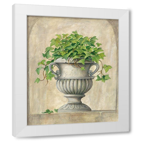 Urn I White Modern Wood Framed Art Print by Unknown