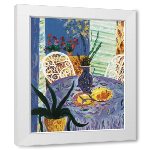 By the Sea II White Modern Wood Framed Art Print by Unknown