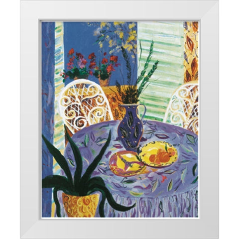 By the Sea II White Modern Wood Framed Art Print by Unknown