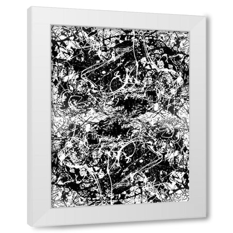 In the Woods II White Modern Wood Framed Art Print by Unknown