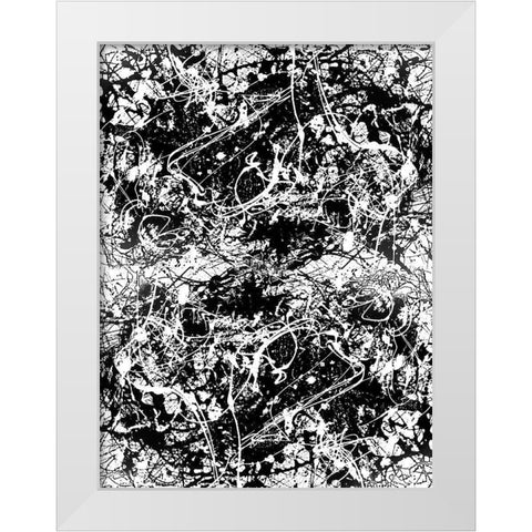 In the Woods II White Modern Wood Framed Art Print by Unknown