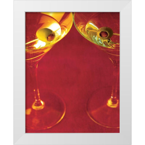 Martini VI White Modern Wood Framed Art Print by Unknown