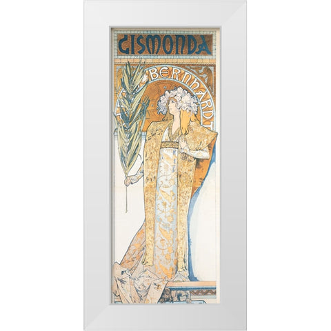 Bernhardt White Modern Wood Framed Art Print by Unknown