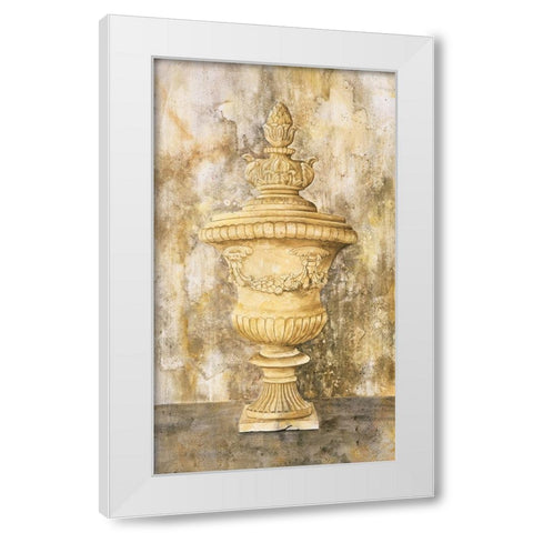 Greek Vase II White Modern Wood Framed Art Print by Unknown