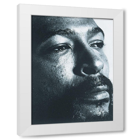 Marvin White Modern Wood Framed Art Print by Unknown