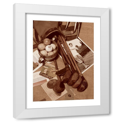 Temnnis Memorabilia White Modern Wood Framed Art Print by Frontline