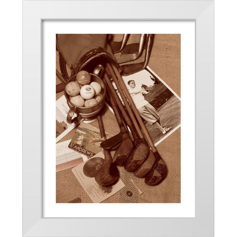 Temnnis Memorabilia White Modern Wood Framed Art Print by Frontline