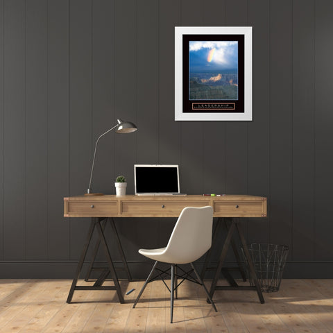 Leadership - Rainbow White Modern Wood Framed Art Print by Frontline