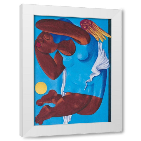 Archangel White Modern Wood Framed Art Print by Unknown