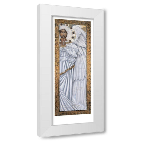 Archangel Right White Modern Wood Framed Art Print by Unknown