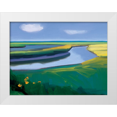 Reservoir White Modern Wood Framed Art Print by Unknown