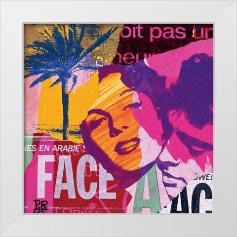 En Arabie White Modern Wood Framed Art Print by Raynal, Paul