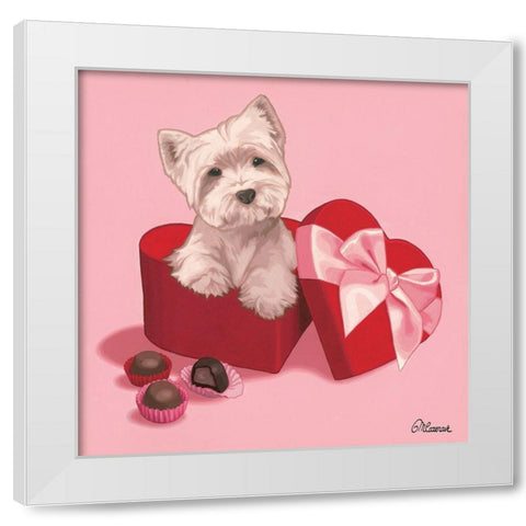 Gourmandise White Modern Wood Framed Art Print by Cazenave, Maryline