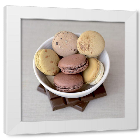Choco Gourmand II White Modern Wood Framed Art Print by Chatelain, Sonia