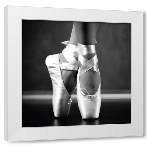 Paire de Pointes White Modern Wood Framed Art Print by Braun Studio