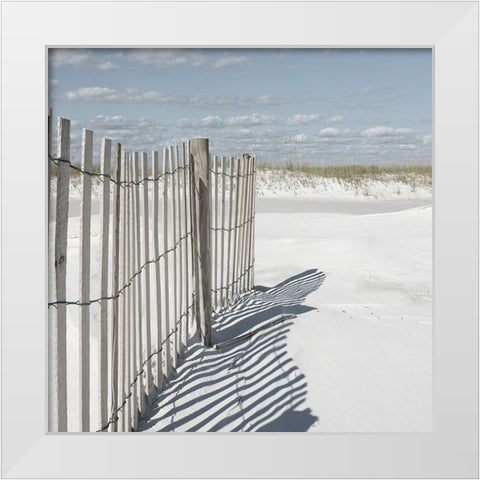 Plage 9 White Modern Wood Framed Art Print by Braun Studio