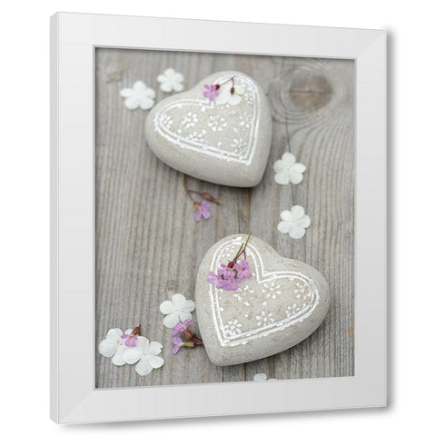 Love Etcâ€¦ White Modern Wood Framed Art Print by Chatelain, Sonia