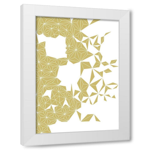 Onirique dorÃ© White Modern Wood Framed Art Print by Braun Studio