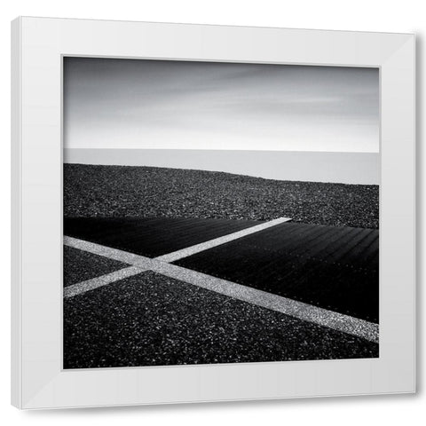 Sainte Margue White Modern Wood Framed Art Print by Laurenceau, Gerard