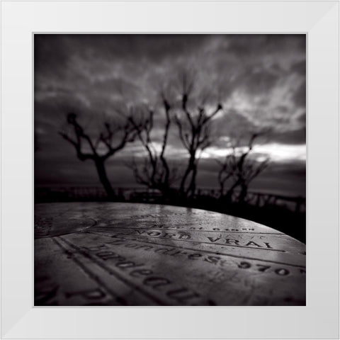 De tous les horizons White Modern Wood Framed Art Print by Etchepare, Alain