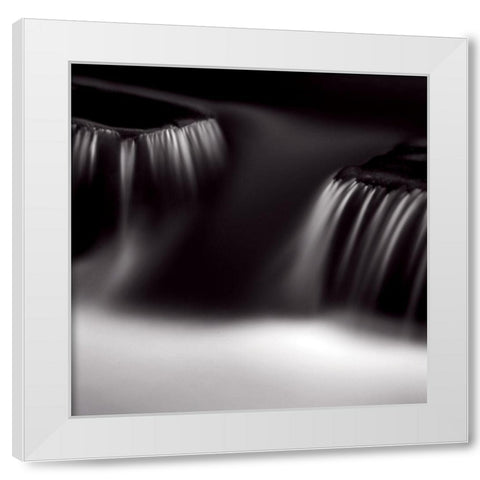 Ou secoule mes reves White Modern Wood Framed Art Print by Etchepare, Alain