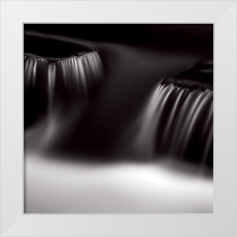 Ou secoule mes reves White Modern Wood Framed Art Print by Etchepare, Alain