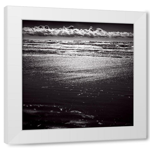 Perles de soleil White Modern Wood Framed Art Print by de Lattre, Pascal