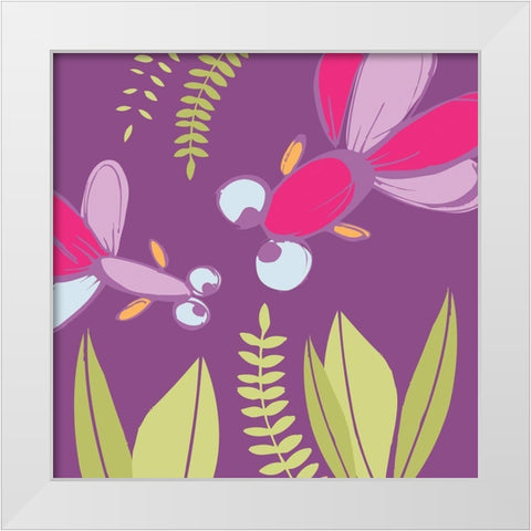 Les myopes White Modern Wood Framed Art Print by Gilibert, Soizic