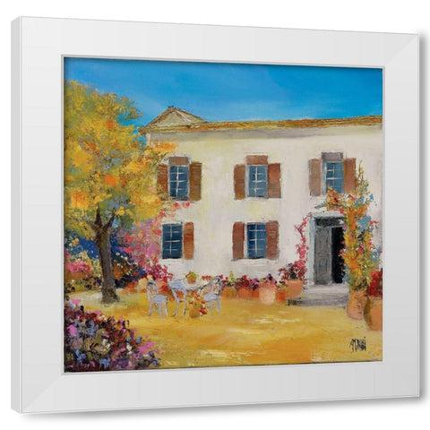 A latelier de Cezanne White Modern Wood Framed Art Print by Grossi, Anne-Marie