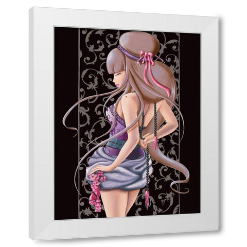 Lilou Boudoir White Modern Wood Framed Art Print by Rhumeur, Aurelie