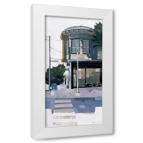 San Francisco II White Modern Wood Framed Art Print by Tan, Maurice