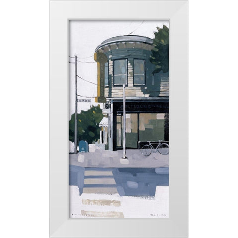 San Francisco II White Modern Wood Framed Art Print by Tan, Maurice