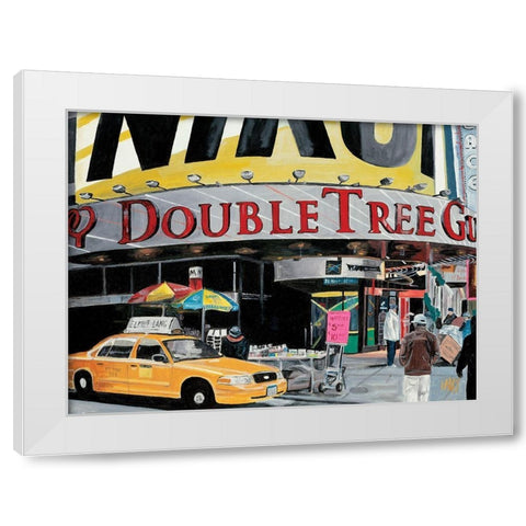 Nikon White Modern Wood Framed Art Print by Toque, Harry