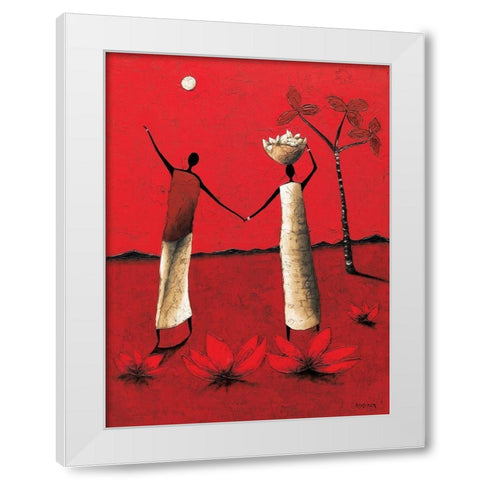 Un possible White Modern Wood Framed Art Print by Rauscher, Michel
