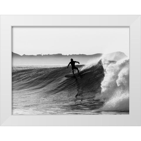 Braun Studio - Surf White Modern Wood Framed Art Print by Braun Studio