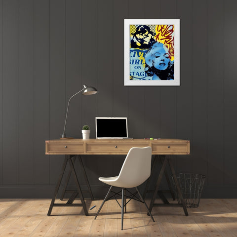 Incomprehension White Modern Wood Framed Art Print by Raynal, Paul