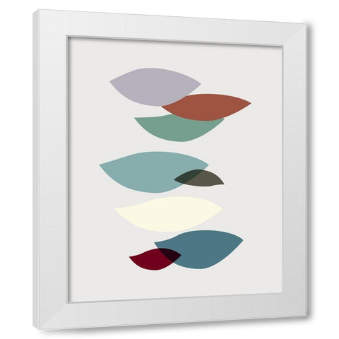 FiftiesMemo 1 White Modern Wood Framed Art Print by Braun Studio