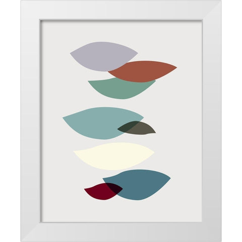FiftiesMemo 1 White Modern Wood Framed Art Print by Braun Studio