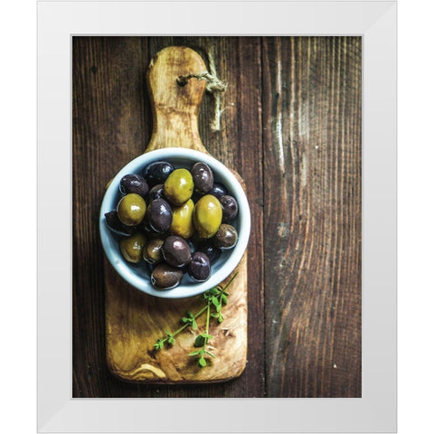 Food 3 White Modern Wood Framed Art Print by Braun Studio