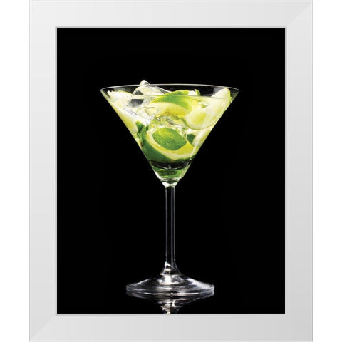 Mojito 2 White Modern Wood Framed Art Print by Braun Studio