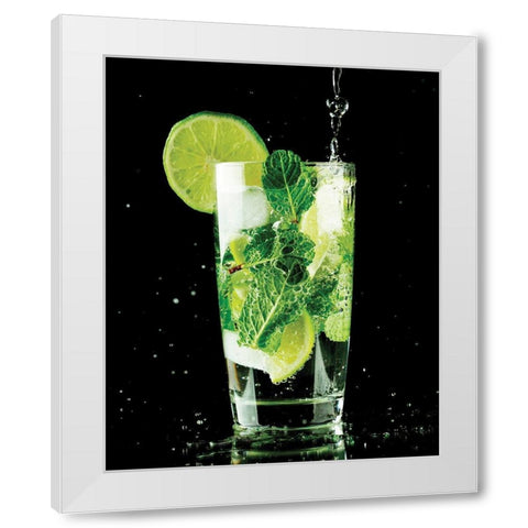 Mojito 3 White Modern Wood Framed Art Print by Braun Studio