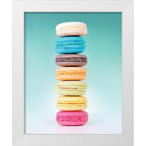 Macarons 2 White Modern Wood Framed Art Print by Braun Studio