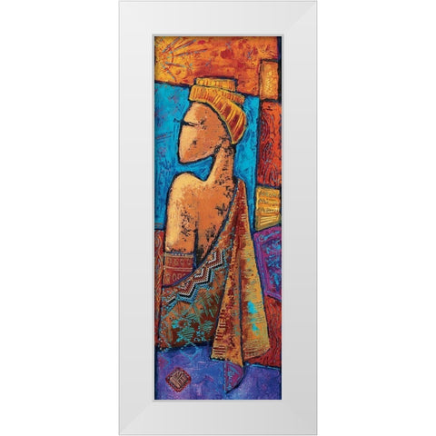 Je taime White Modern Wood Framed Art Print by Vital, Isabelle