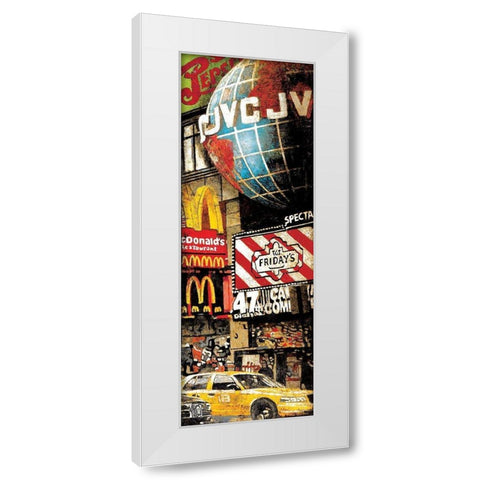 Best Musica (detail) III White Modern Wood Framed Art Print by Arietti, Fabienne