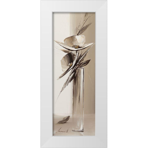 Suspendu White Modern Wood Framed Art Print by Tramoni, Oliver