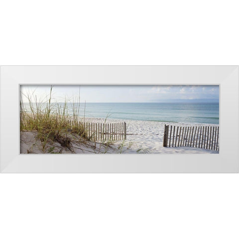 Plage 12 White Modern Wood Framed Art Print by Braun Studio