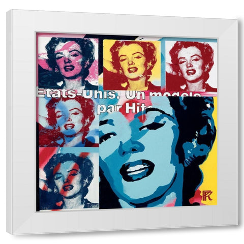 Un modele White Modern Wood Framed Art Print by Raynal, Paul