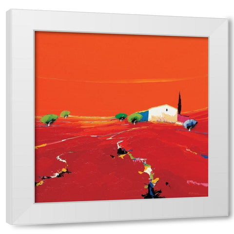 Lumiere dun jour White Modern Wood Framed Art Print by Eurgal, Christian